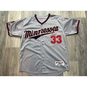 Vintage Majestic 2010 Justin Morneau Minnesota Twins Jersey MVP Size XL